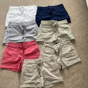 Jcrew 4inch chino shorts size 0